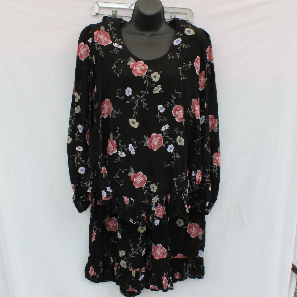 Anna Bella 2 Piece Floral Pant Set